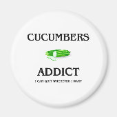 Cucumbers Addict Magnet (Vorne)