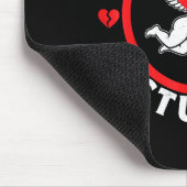 Cud Is Stud Hate Valentines Anti Valentine Stud Cu Mousepad (Ecke)
