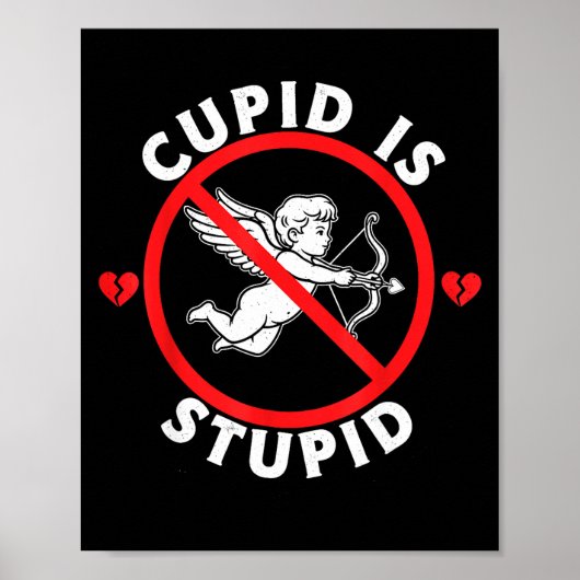 Cud Is Stud Hate Valentines Anti Valentine Stud Cu Poster (Vorne)