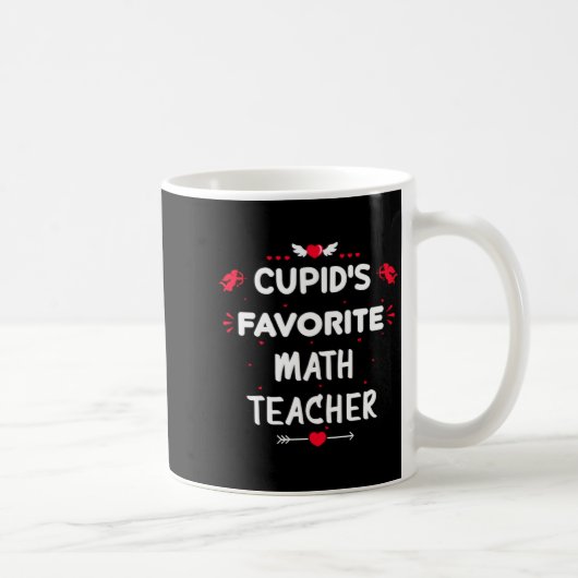 Cud S Favorite Math Teacher Valentine S Day Man Kaffeetasse (Rechts)