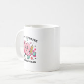 Cud’s Favorite School Registrar Valentines Funny C Kaffeetasse (Vorderseite Links)