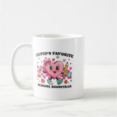 Cud’s Favorite School Registrar Valentines Funny C Kaffeetasse (Links)