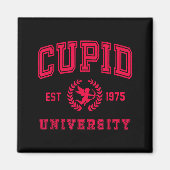 Cud University Cute Cherub Valentines Day Crest  Magnet (Vorne)