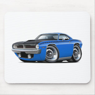 Cuda AARE Blau-Auto 1970 Mousepad