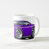 Cuda AARE lila Auto 1970 Kaffeetasse (VorderseiteRechts)