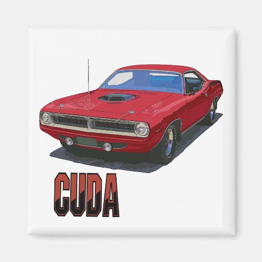 Cuda Coupe 1970 Magnet (Vorne)