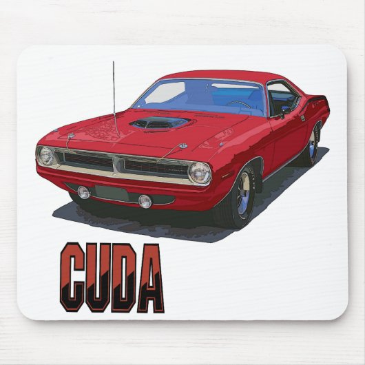 Cuda Coupe 1970 Mousepad (Vorne)