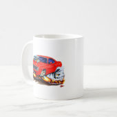 Cuda Rot-Auto 1970 Kaffeetasse (Vorderseite Links)