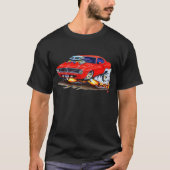 Cuda Rot-Auto 1970 T-Shirt (Vorderseite)
