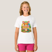 Cudded Bliss: Adorable Teddy Bären Design T-Shirt (Vorne ganz)