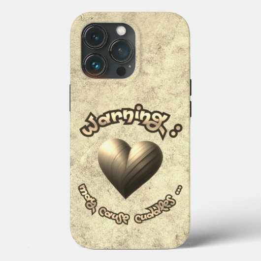 Cuddle Alert – Art with Heart! Case-Mate iPhone Hülle (Rückseite)
