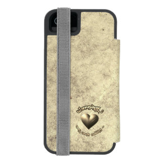 Cuddle Alert – Art with Heart! Incipio Watson™ iPhone 5 Geldbörsen Hülle