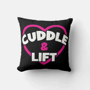 Cuddle and Lift - Funny Novelty Weight Lifting Gym Kissen