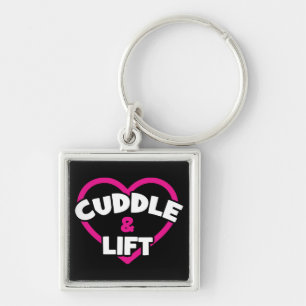 Cuddle and Lift - Funny Novelty Weight Lifting Gym Schlüsselanhänger