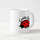 Cuddle Bug Ladybug | Niedliches und gemütliches De Jumbo-Tasse (Vorderseite Rechts)