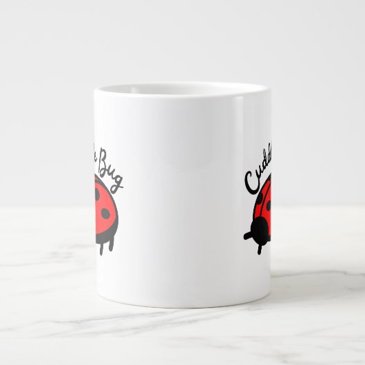 Cuddle Bug Ladybug | Niedliches und gemütliches De Jumbo-Tasse (Vorderseite)