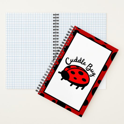 Cuddle Bug Ladybug | Niedliches und gemütliches De Notizblock (Innen)