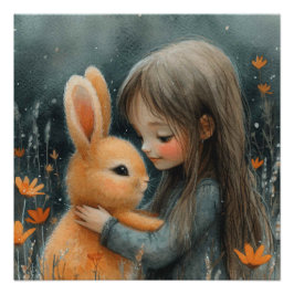 Cuddle Bunny: Ein bisschen Whimsy Bunny Poster
