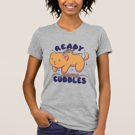 Cuddle Cat T-Shirt (Vorderseite)