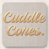 Cuddle Cores Getränkeuntersetzer (Vorderseite)