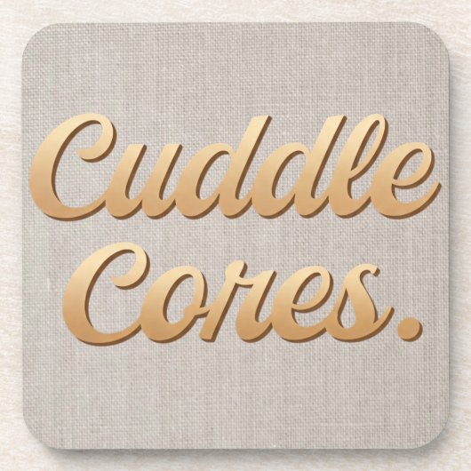 Cuddle Cores Getränkeuntersetzer (Vorderseite)
