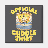 Cuddle Cute Giraffes Couple Valentine's Day  Magnet (Vorne)