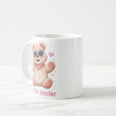 Cuddle Dealer – Sweet Teddy Bear Mug Kaffeetasse (Vorderseite Links)