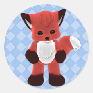 Cuddle Fox Toon Aufkleber