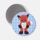 Cuddle Fox Toon Magnet (Vorderseite/Rückseite)