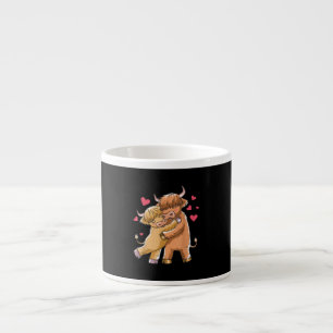 Cuddle Highland Cattle Scotland Cow Bauern Geschen Espressotasse