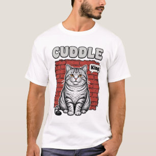 Cuddle King Vintage Katzen-Shirt Design_1 T-Shirt