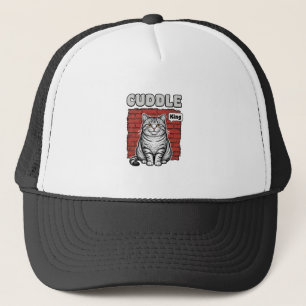 Cuddle King Vintage Katzen-Shirt Design_1 Truckerkappe