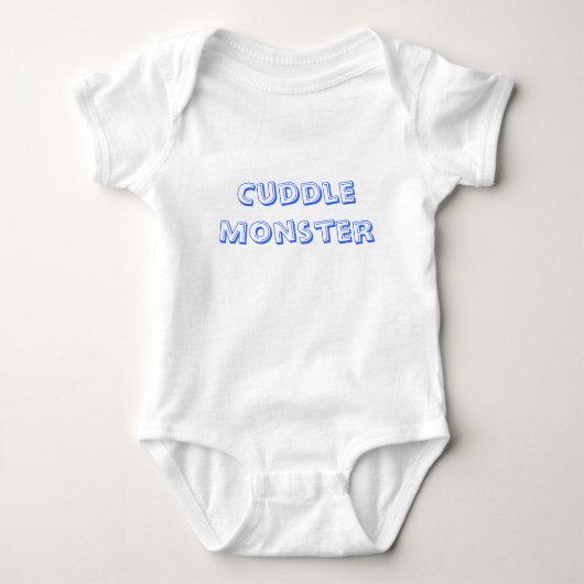 Cuddle Monster Baby Strampler (Vorderseite)