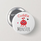 Cuddle Monster Button (Vorne & Hinten)