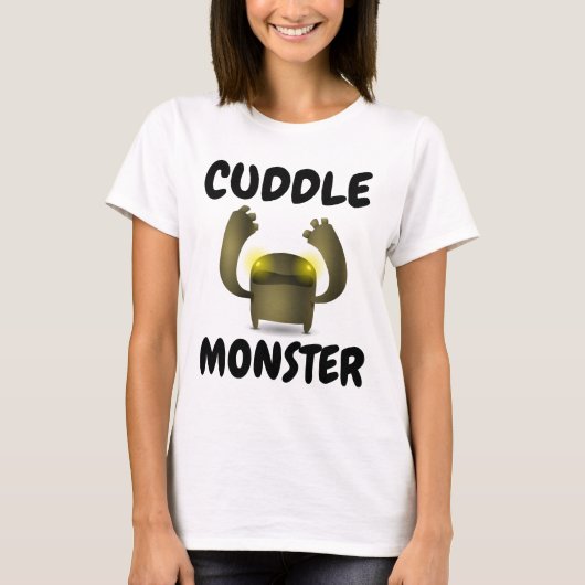 Cuddle Monster, lustige T - Shirt (Vorderseite)