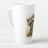 Cuddle Peek Raccoon Milchtasse (Linke Ecke)