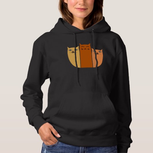 Cuddle Puddle of Cats Hoodie (Vorderseite)