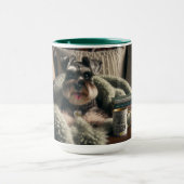 Cuddle Season Miniature Schnauzer Tasse (Zentrum)