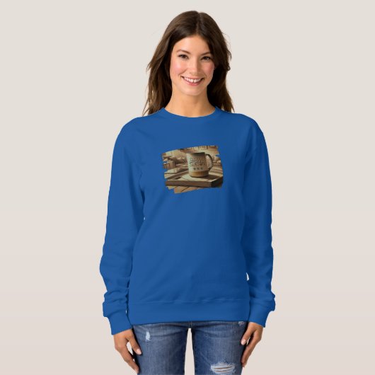 Cuddle Season Sweatshirt mit Coffe-Tasse (Vorne ganz)