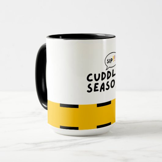 Cuddle Season Tasse (Ausrufezeichen) (Vorderseite Links)