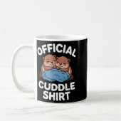 Cuddle Shirt Cute Beavers Snuggling  Kaffeetasse (Links)