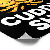 Cuddle Shirt Cute Bees Funny Cozy Couple  Poster (Ecke)