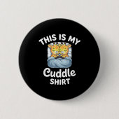 Cuddle Shirt Cute Giraffes Funny Cozy Button (Vorderseite)