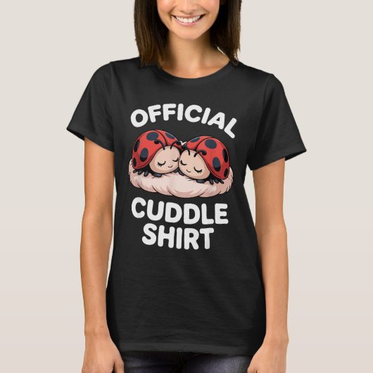 Cuddle Shirt Cute Ladybug Couple Cozy  (Vorderseite)