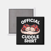 Cuddle Shirt Cute Ladybug Couple Cozy  Magnet (Vorderseite/Rückseite)