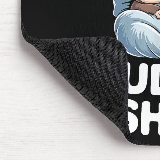 Cuddle Shirt Cute Sleepy Monkey Couple Mousepad (Ecke)