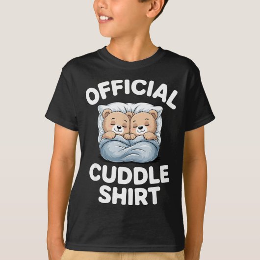 Cuddle Shirt Cute Teddy Bear Sleepwear  (Vorderseite)