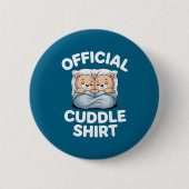 Cuddle Shirt Cute Teddy Bear Sleepwear  Button (Vorderseite)