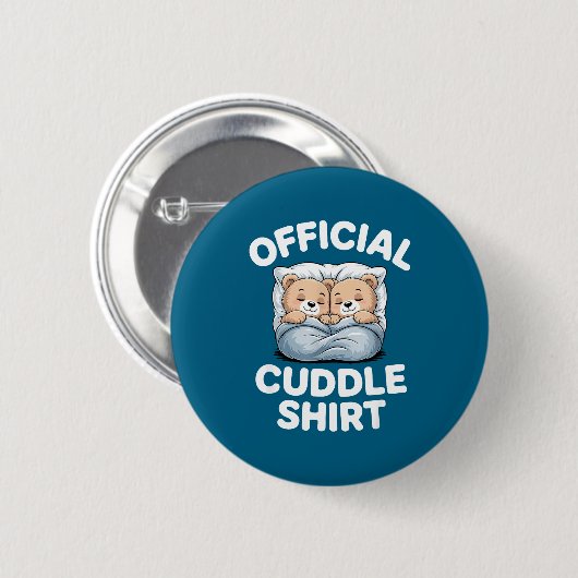 Cuddle Shirt Cute Teddy Bear Sleepwear  Button (Vorne & Hinten)