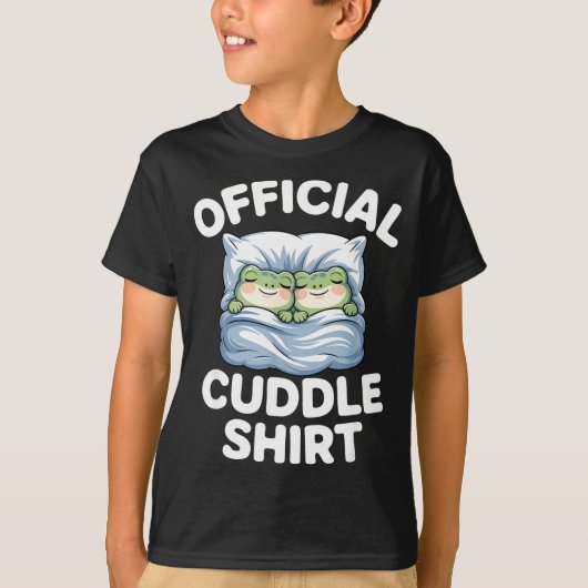 Cuddle Shirt Funny Cute Frogs Cozy  (Vorderseite)